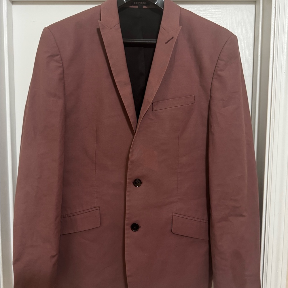 Men's Mauve Suit Jacket